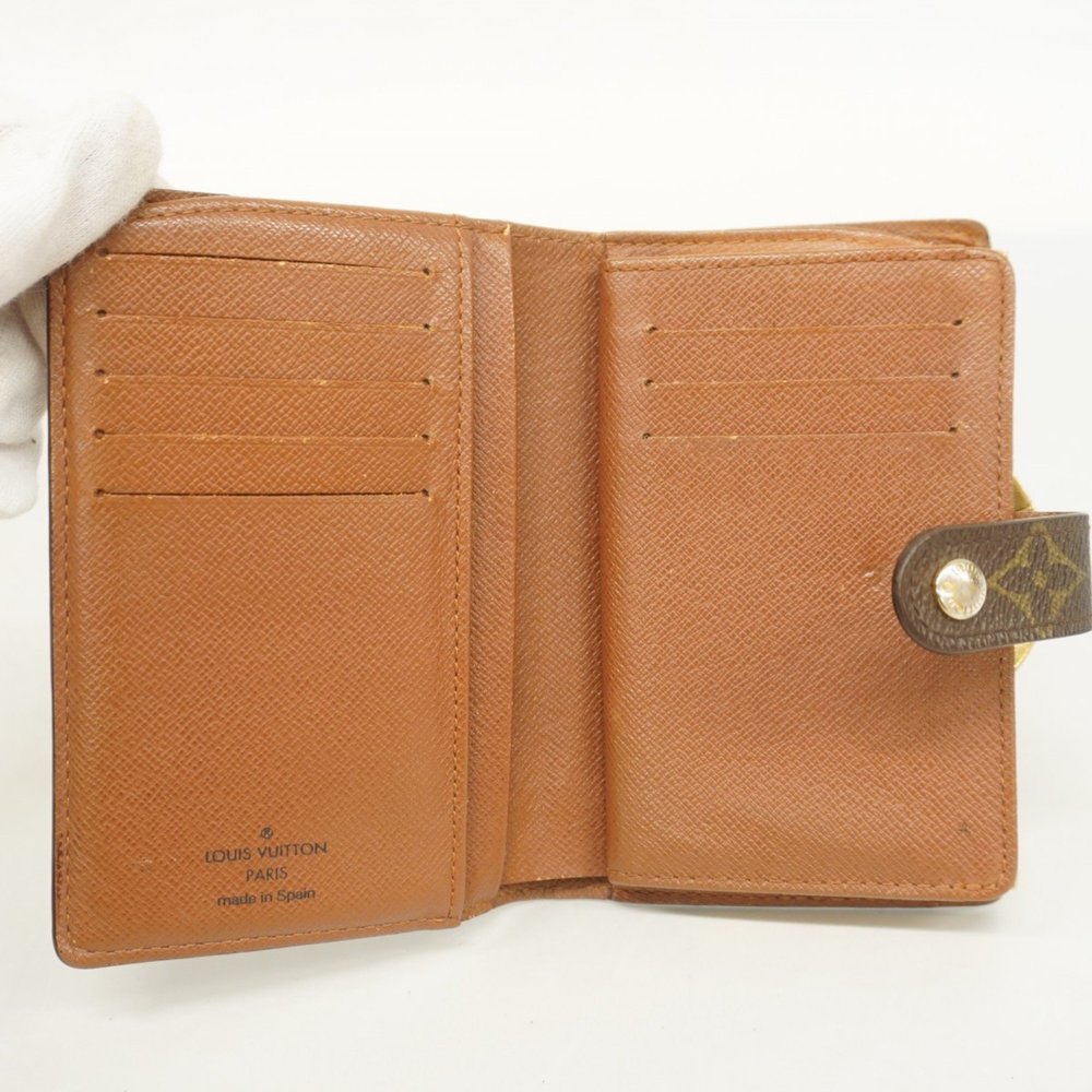 Louis Vuitton Wallet Monogram Portefeuille Viennese M61663 Brown Ladies - Picture 3 of 11
